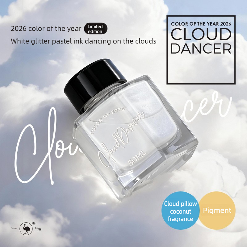 Fountain Pen Bottled Ink - Ostrich 50ml 2026 Color Cloud Dancer