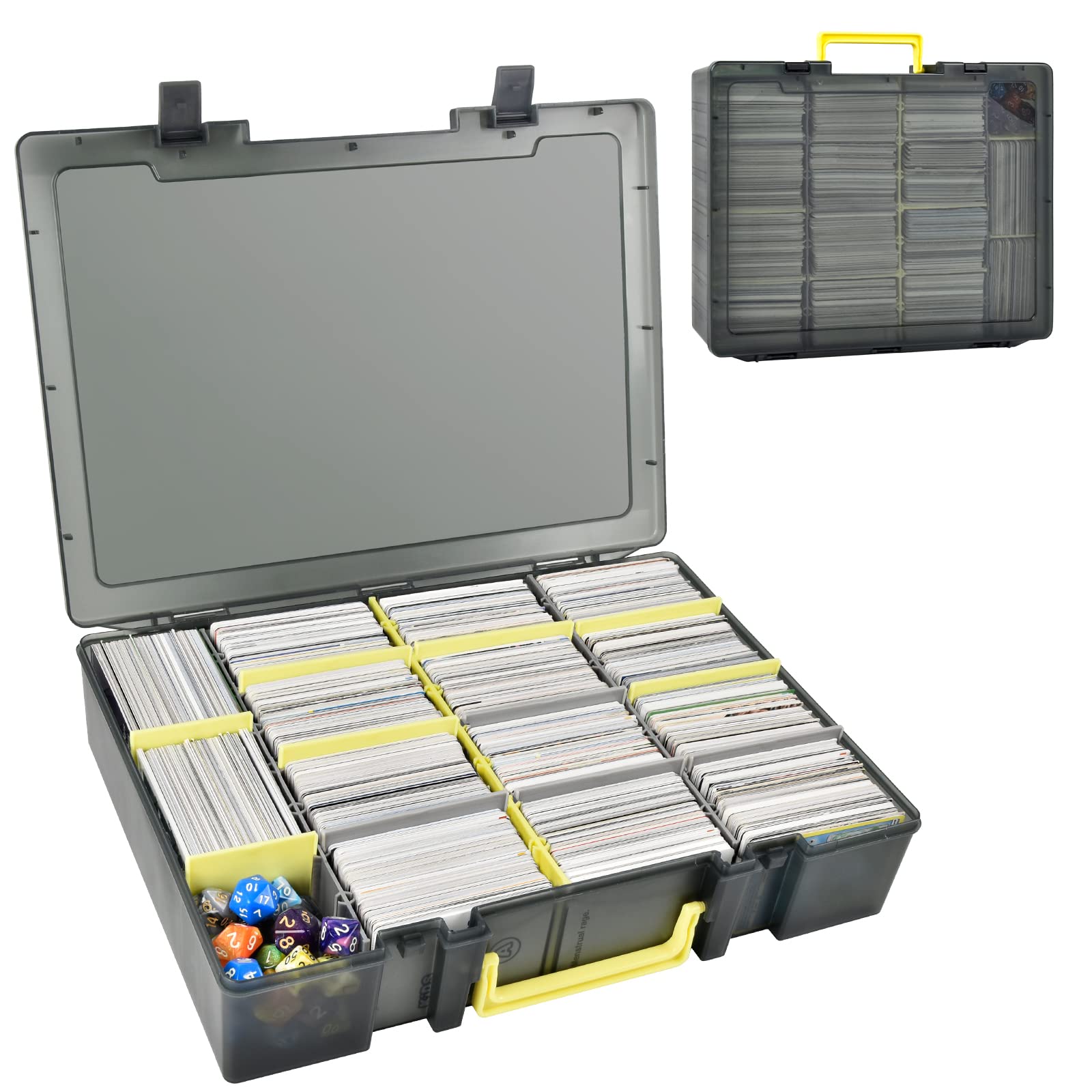 Card Index Box - Trading Card Storage Box, 2300+ Playing