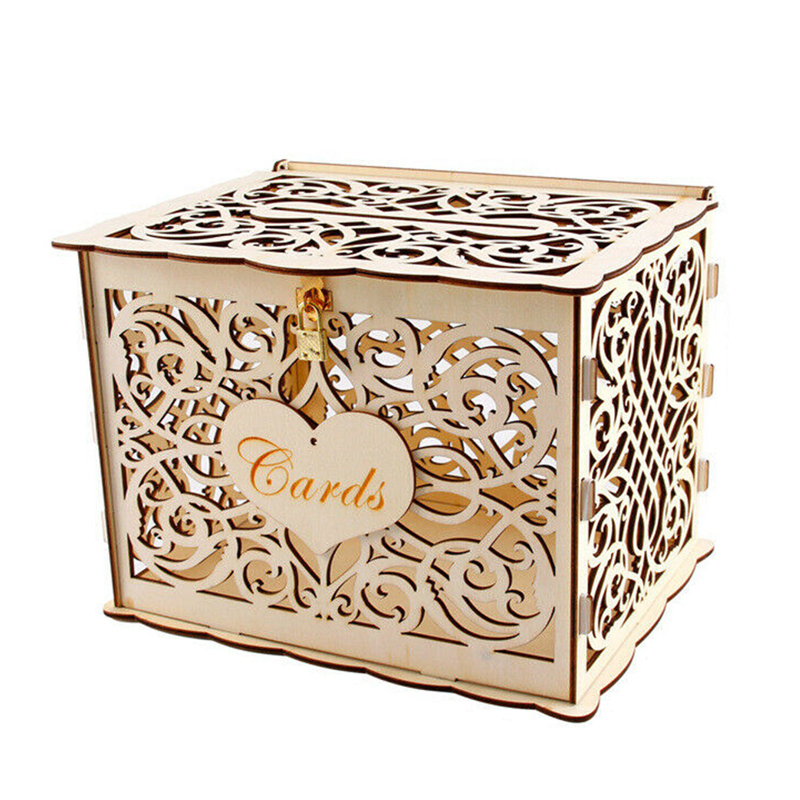 30X24X21cm DIY Wedding Gift Ca - Card Index Box のレビューと価格
