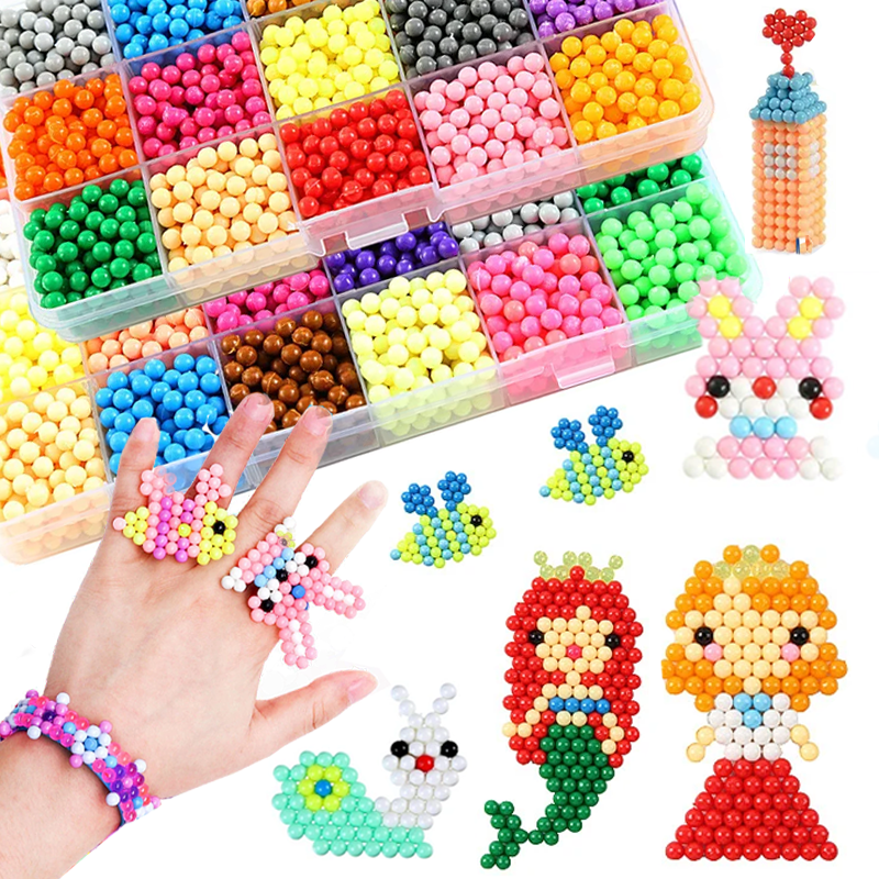 Magical Water Sticky Beads Toy - Paper Weight Crystal のレビューと価格