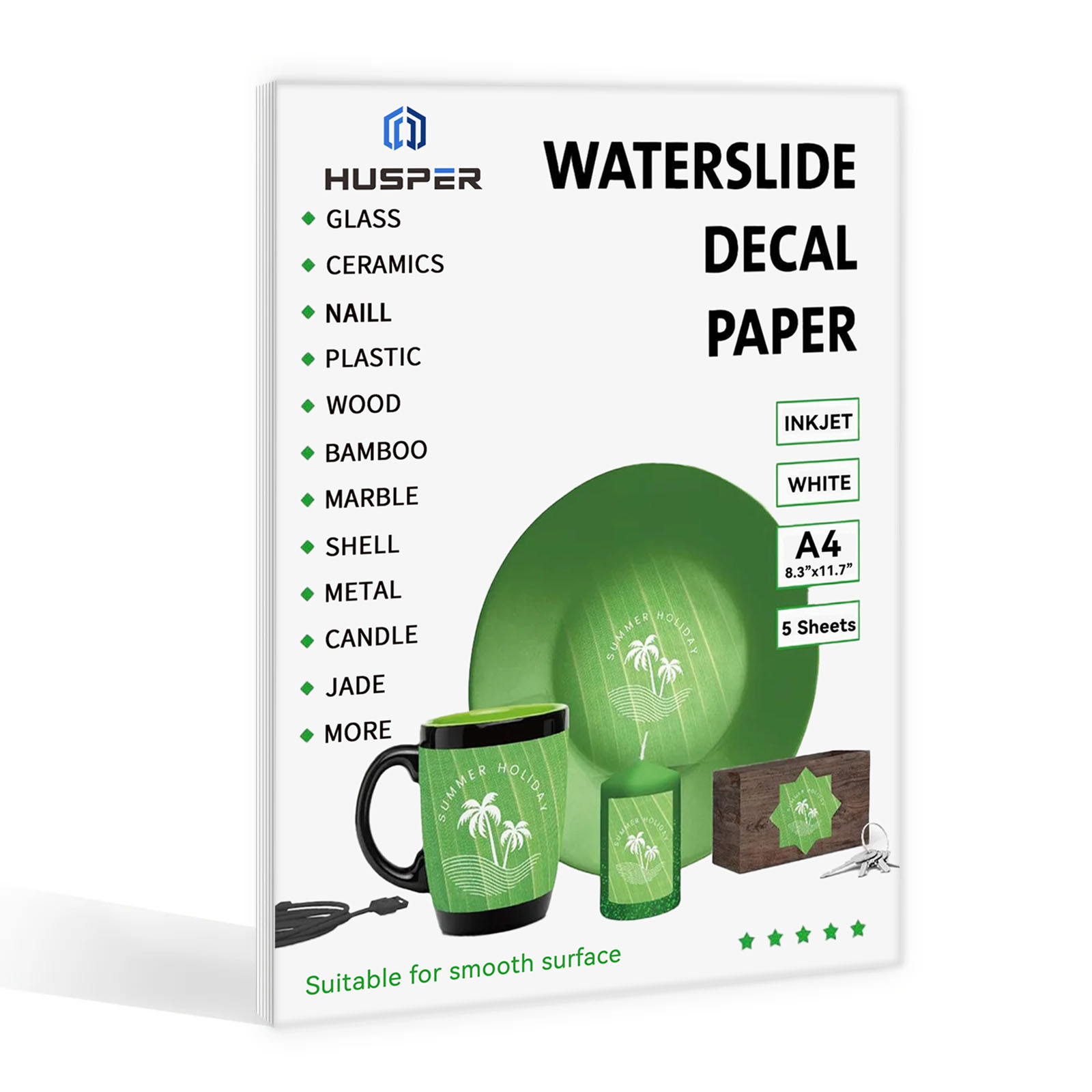 5 Sheets A4 Size Water Slide D - Ink Blotter Paper のレビューと価格