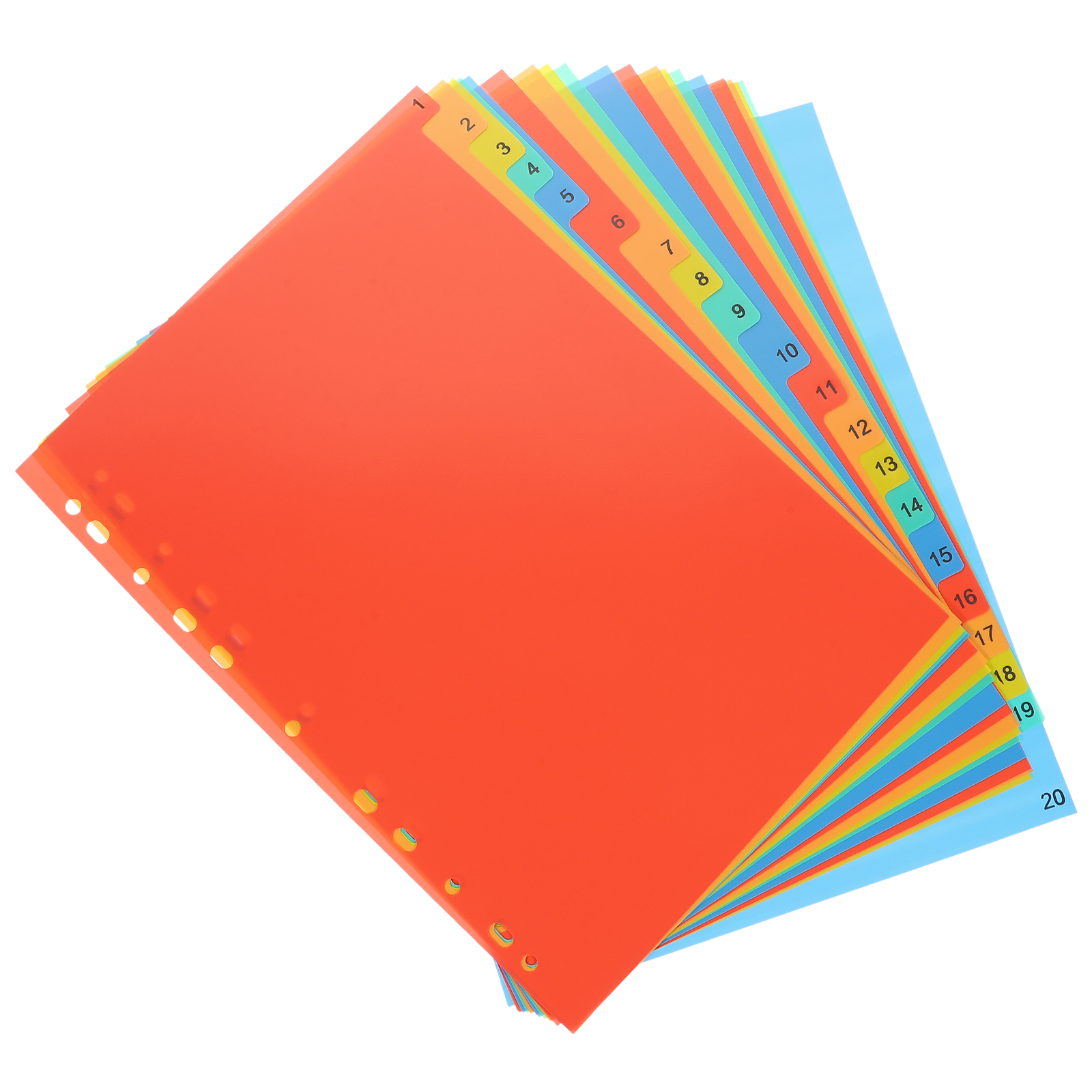 A4 Index Pages Plastic Binder  - Tab Divider A4 のレビューと価格