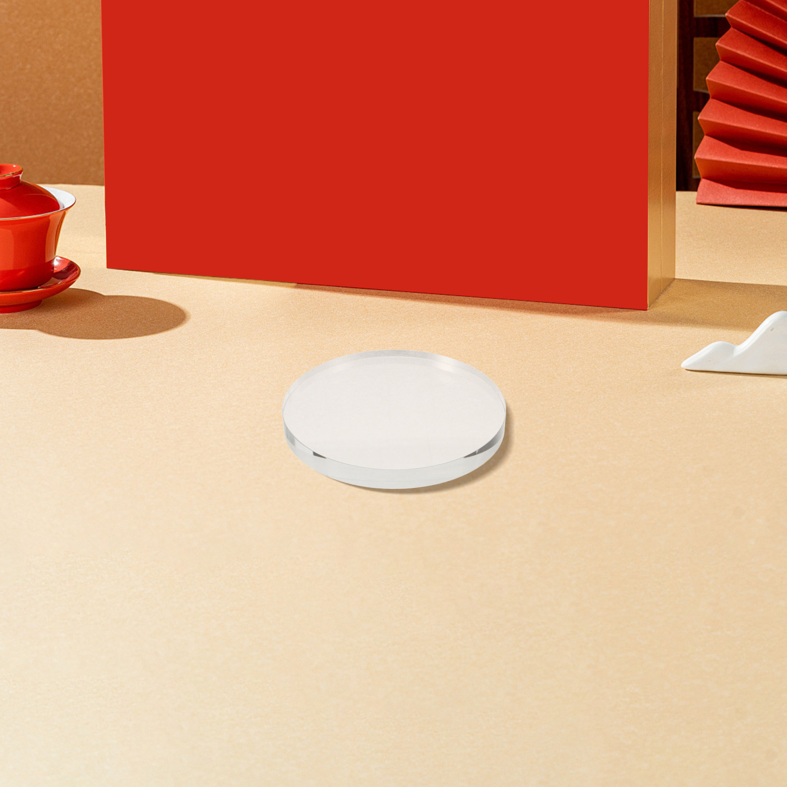 Clear Round Crystal Paperweigh - Paper Weight Crystal のレビューと価格
