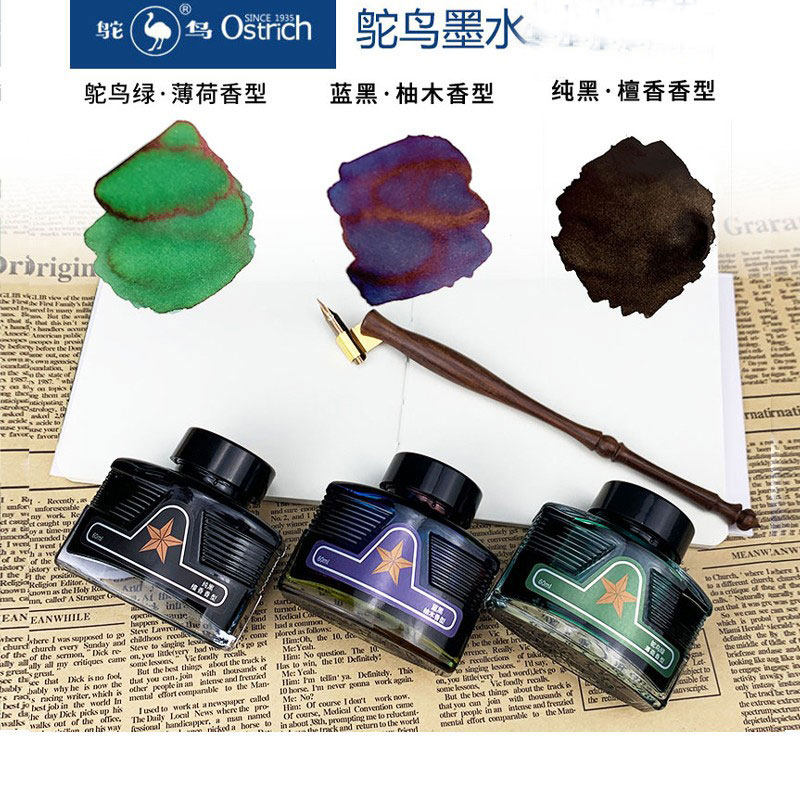 Ostrich Scented Fountain Pen I - Fountain Pen Bottled Ink のレビューと価格