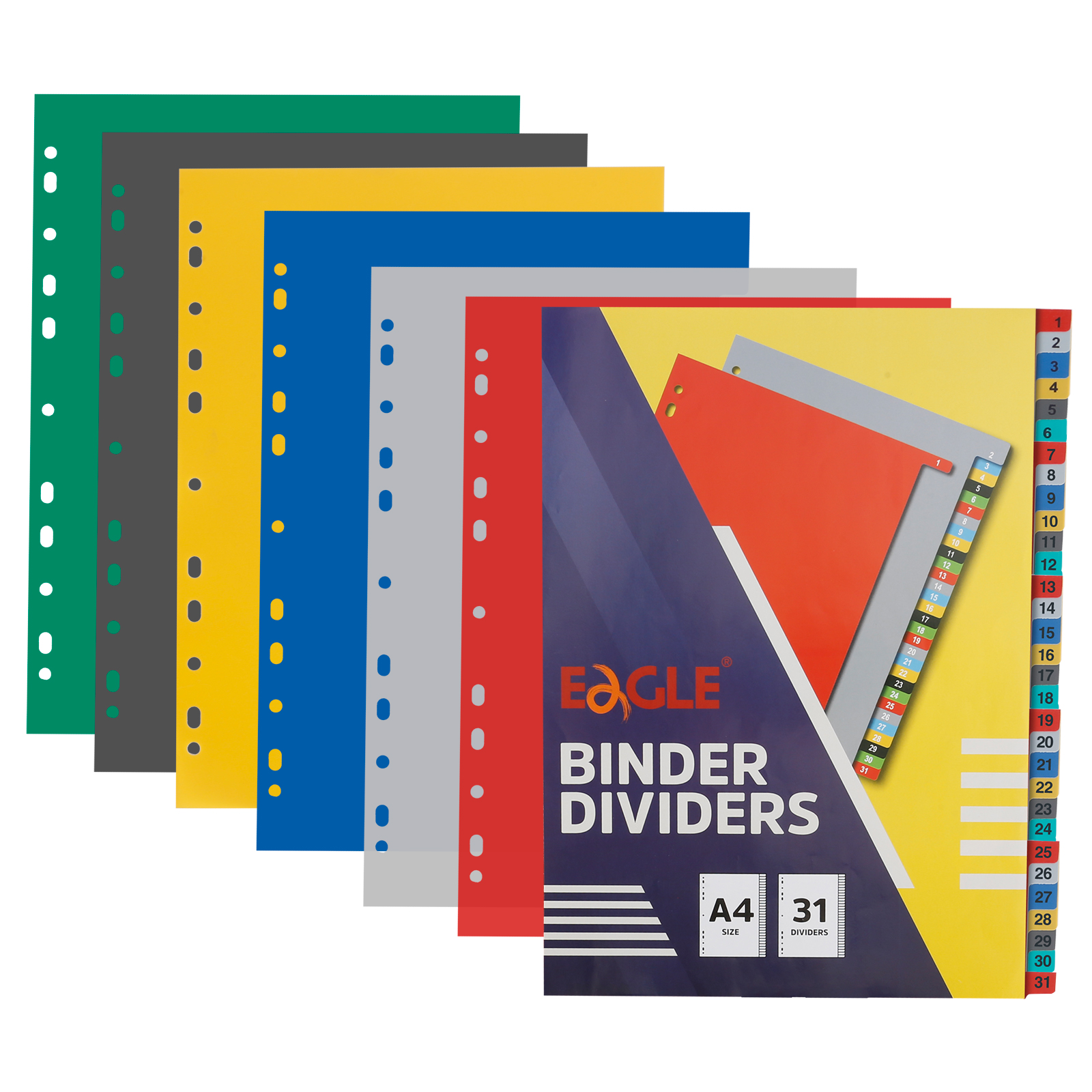 EAGLE A4 Binder Index Divider  - Binder A4 Lever のレビューと価格