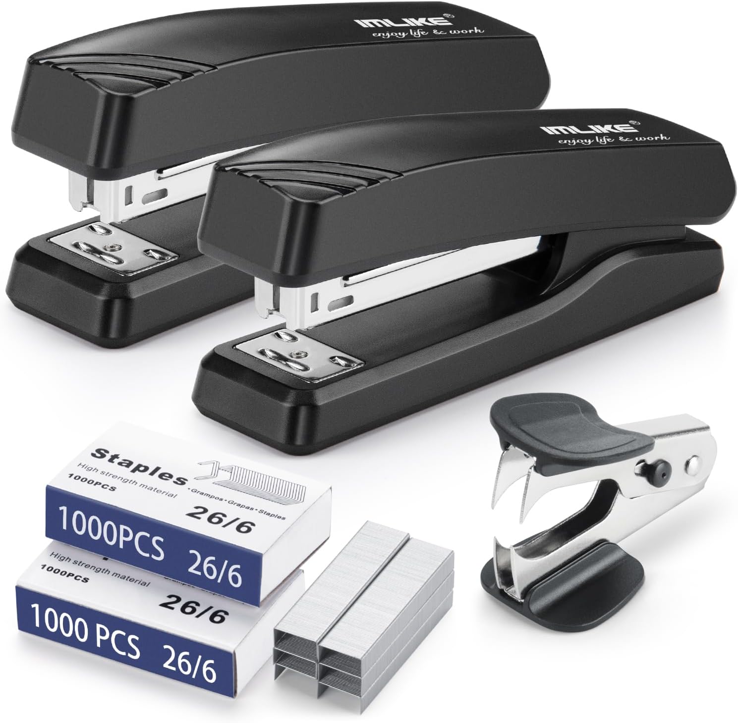 Half Strip Desk Stapler 2-Pack - Stapler Half Strip のレビューと価格