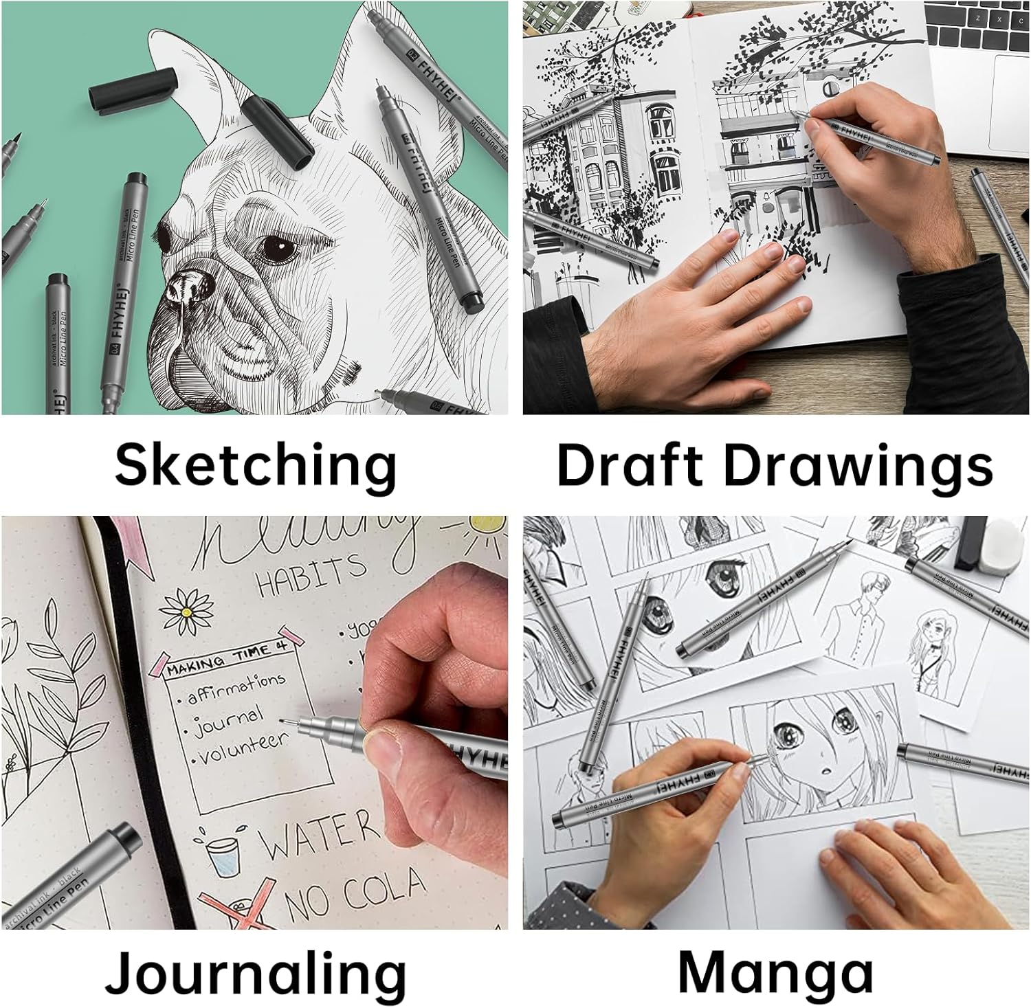 Micro Fineliner Drawing Art Pe - Archive Box Set のレビューと価格