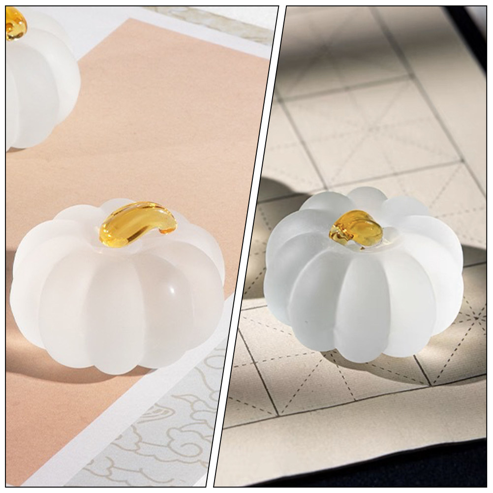 Pumpkin Shape Crystal Glass Pa - Paper Weight Crystal のレビューと価格