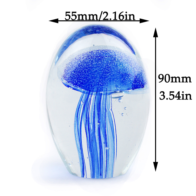 Miniature 3D Jellyfish Crystal - Paper Weight Crystal のレビューと価格