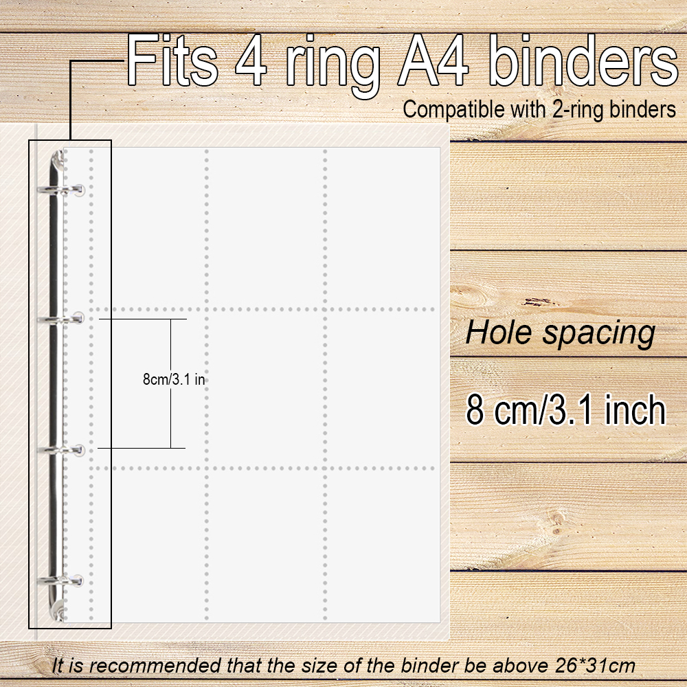 PLRBOK A4 Clear 10 Pcs Photo A - Binder A4 Lever のレビューと価格