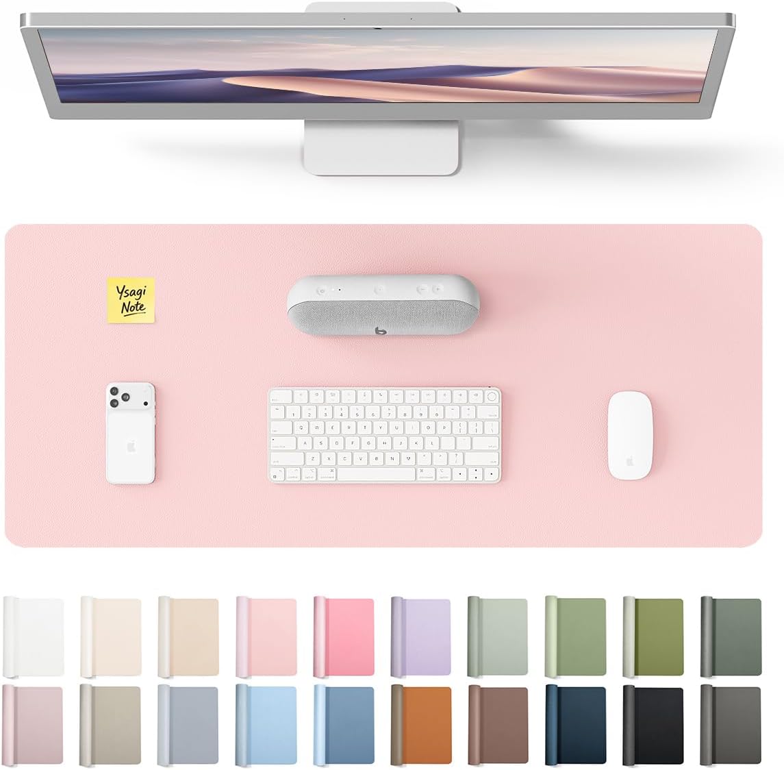 PU Leather Desk Protector with - Leather Desk Pad のレビューと価格