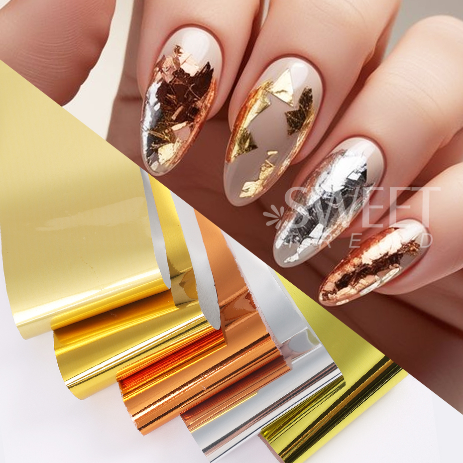 10pcs Metallic Nail Transfer F - Gel Refill Pack のレビューと価格