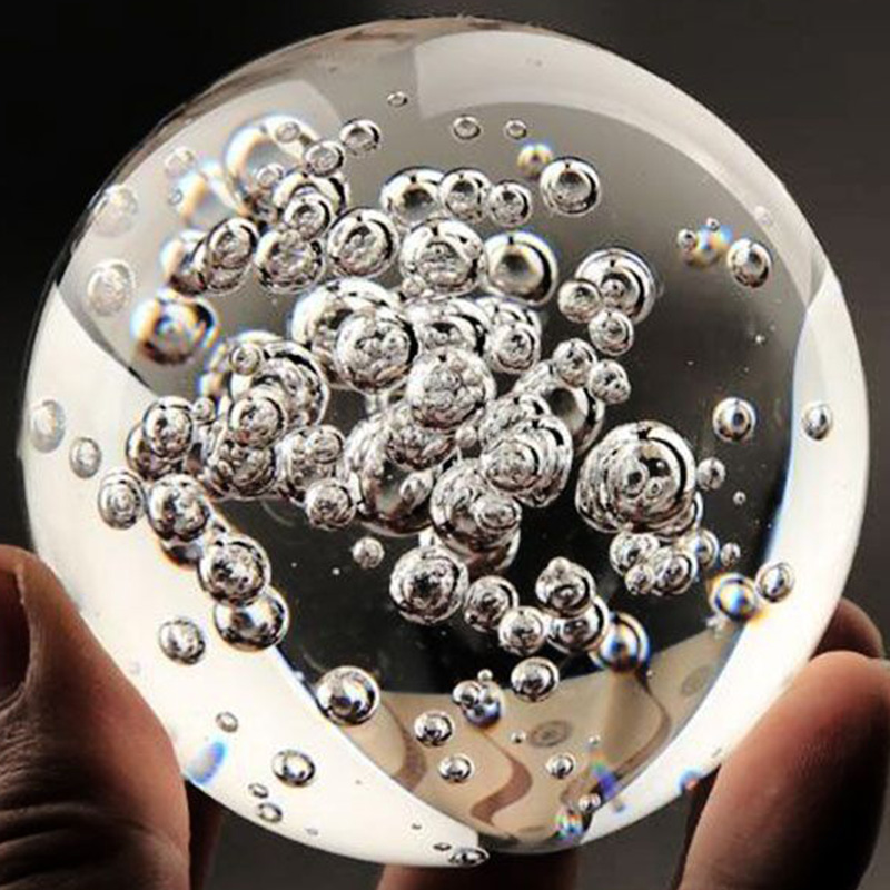 40/60/80MM Clear Bubble Crysta - Paper Weight Crystal のレビューと価格