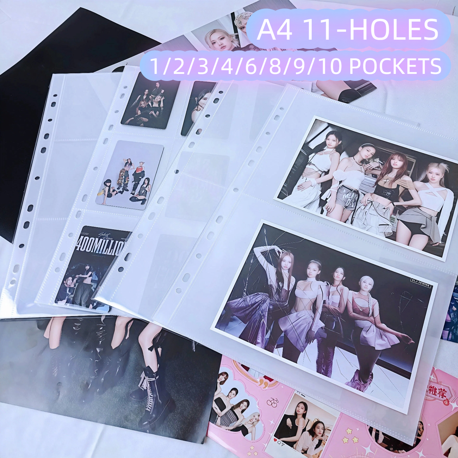 11-Hole A4 Clear Photo Album C - Binder A4 Lever のレビューと価格