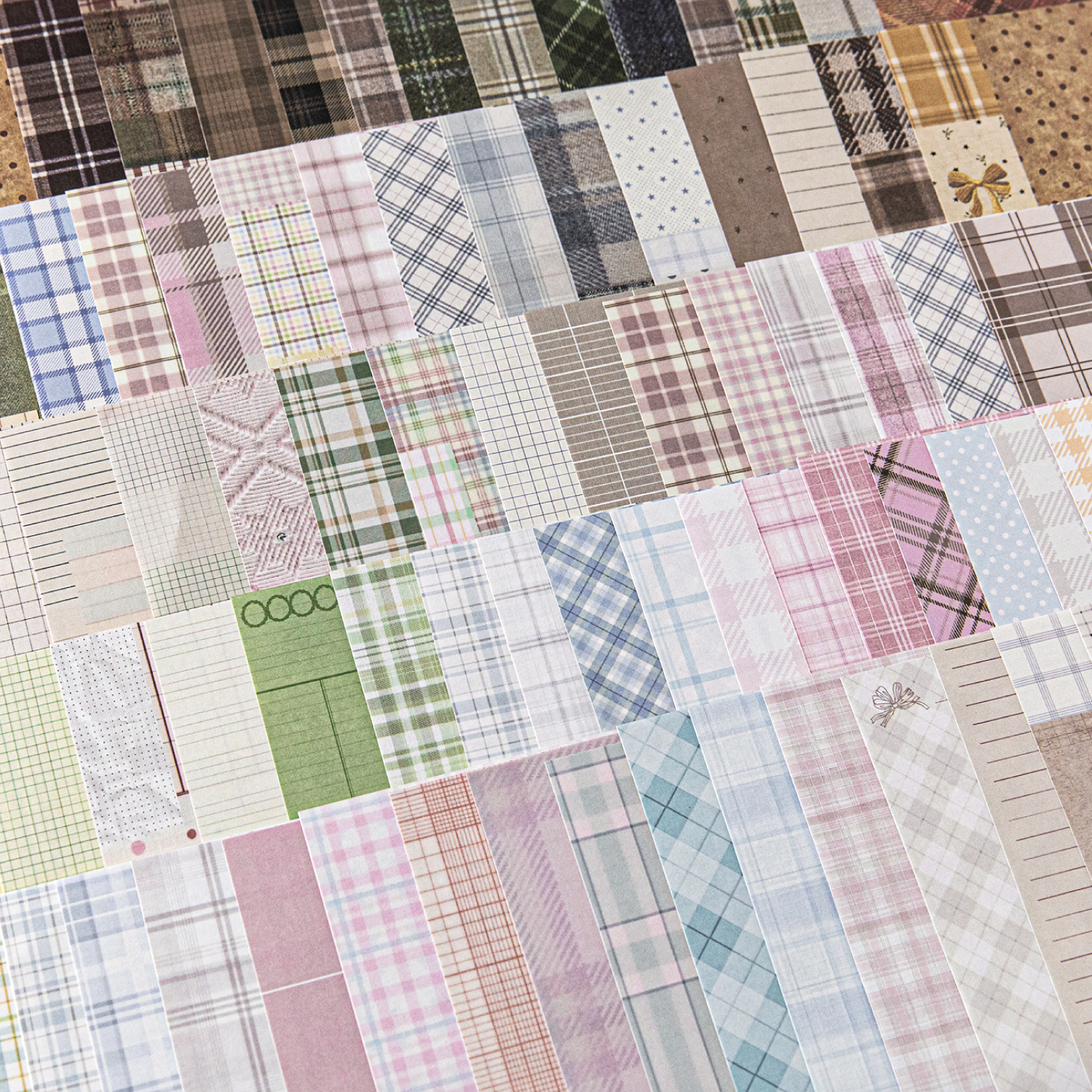 50pcs creative plaid Decor Scr - Ink Blotter Paper のレビューと価格