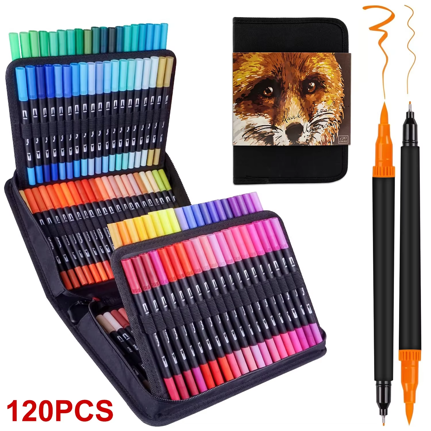 Dual Brush Pens Art Markers, 2 - Correction Pen Fine のレビューと価格