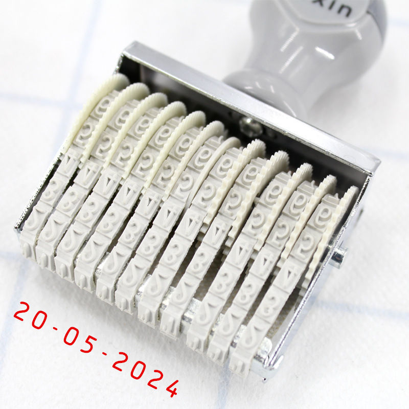 Portable 8/10 Digits Number St - Rubber Date Stamp のレビューと価格