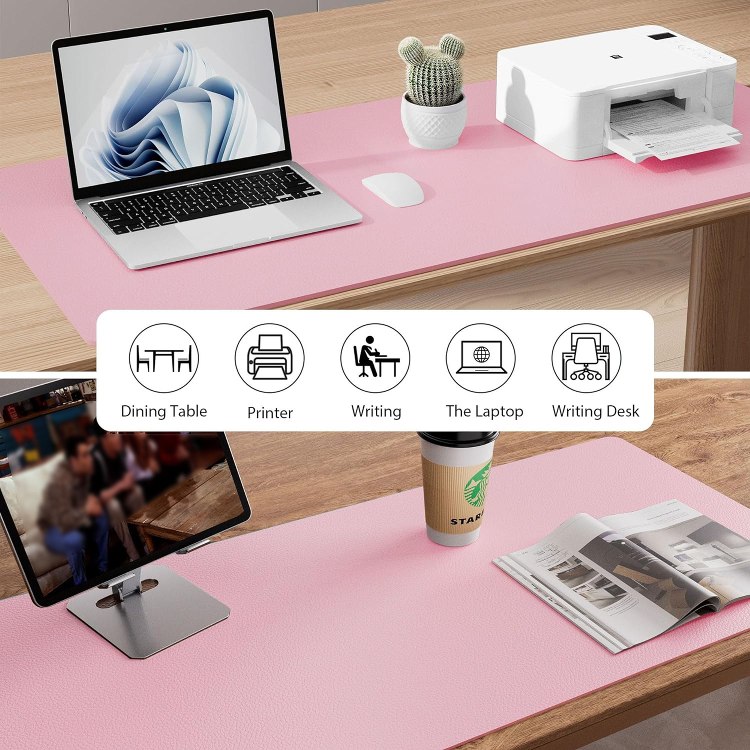 Leather Desk Pad Protector Kaw - Leather Desk Pad のレビューと価格