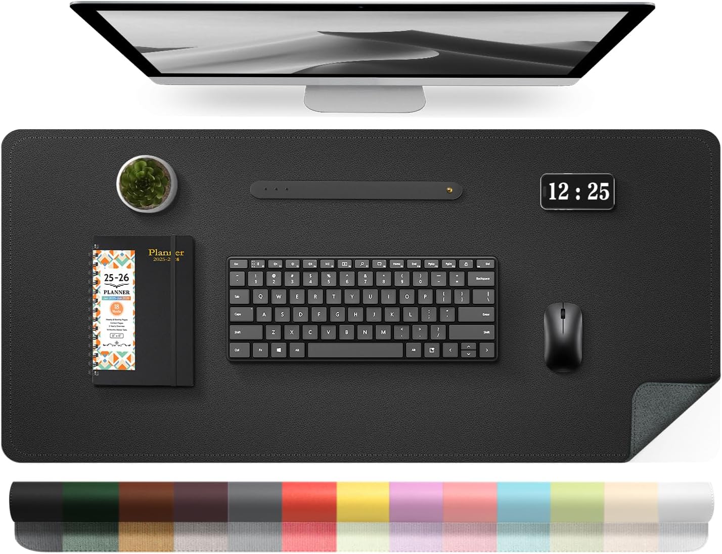 Large Leather Desk Pad Protect - Leather Desk Pad のレビューと価格