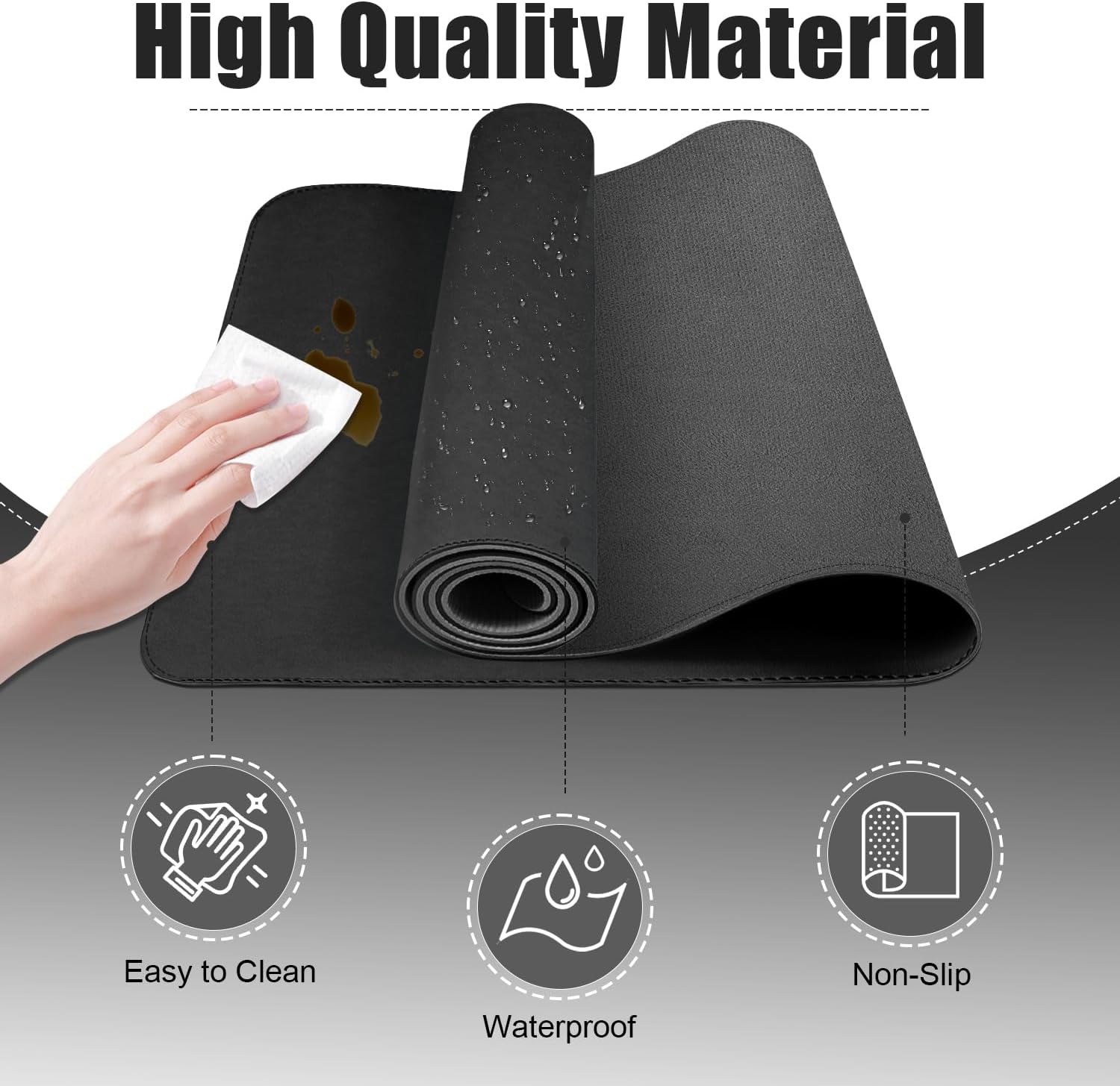 Large Leather Desk Pad Protect - Leather Desk Pad のレビューと価格