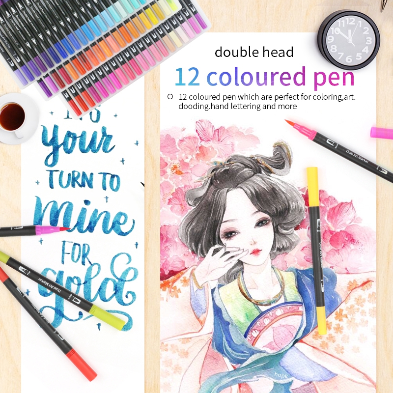 12 Colors Artist Coloring Mark - Correction Pen Fine のレビューと価格