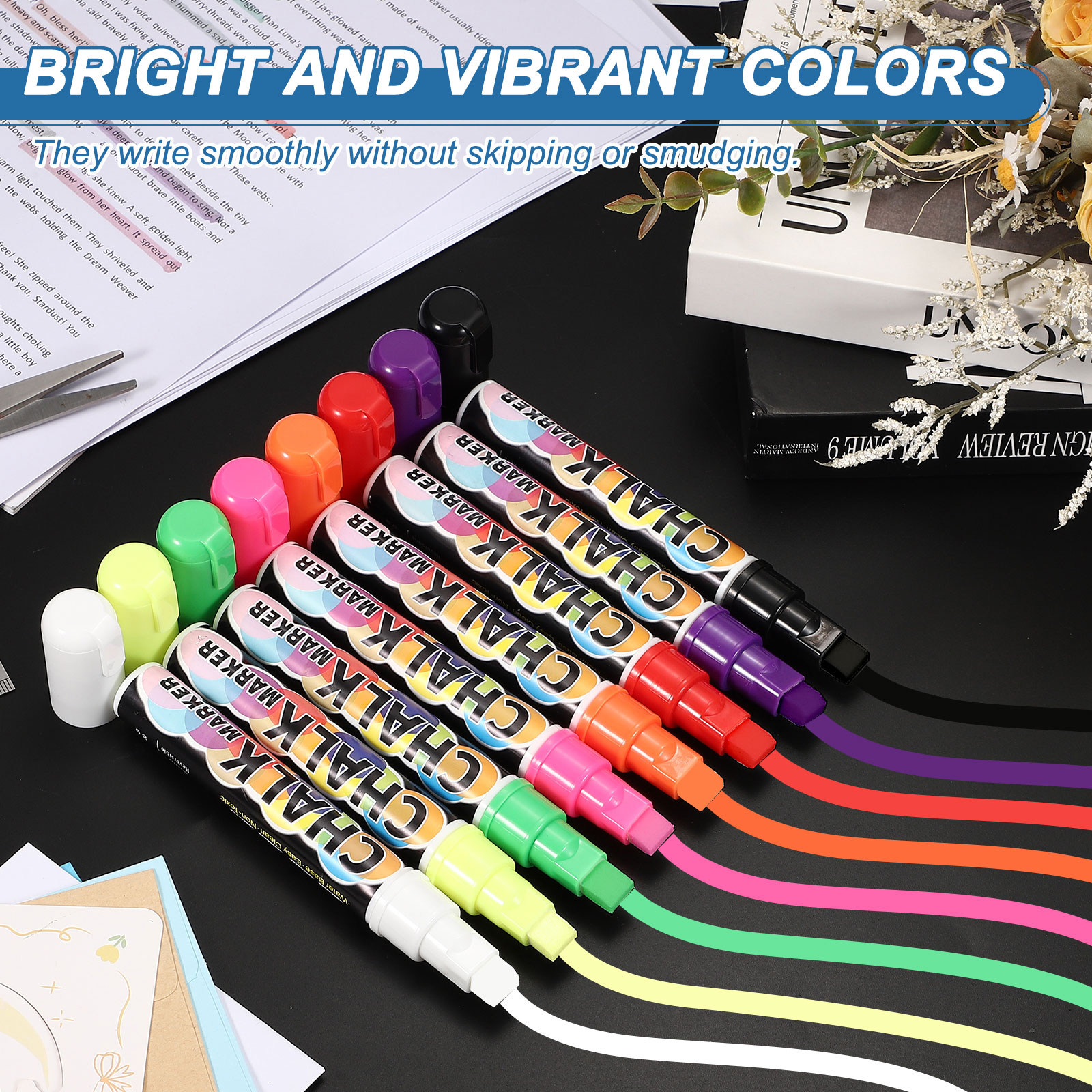 2/4Pcs Liquid Chalk Marker Pen - Correction Pen Fine のレビューと価格