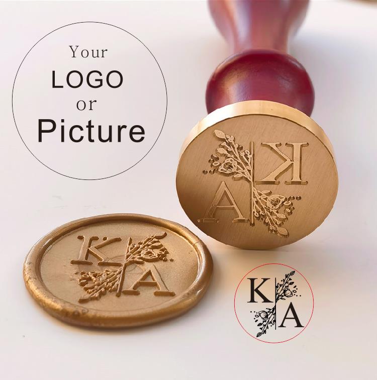 Custom Seal Wax Seal Stamp Cus - Rubber Date Stamp のレビューと価格