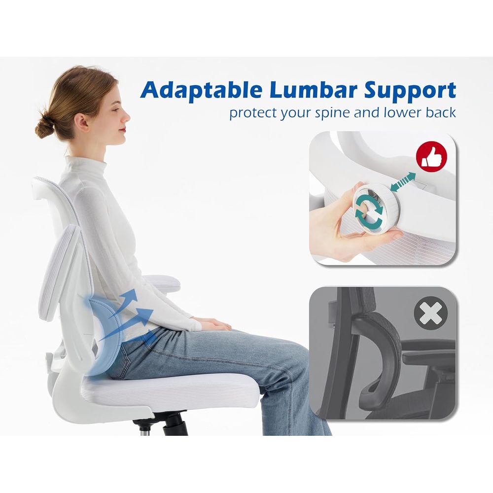 Ergonomic Desk Chair with Adju - Leather Desk Pad のレビューと価格