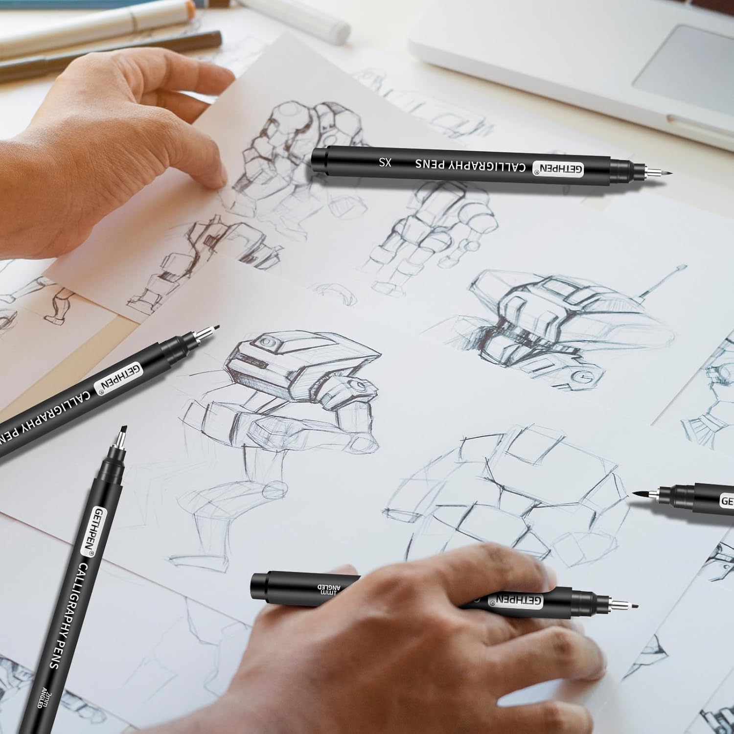 10 Size Calligraphy Pens Set f - Archive Box Set のレビューと価格