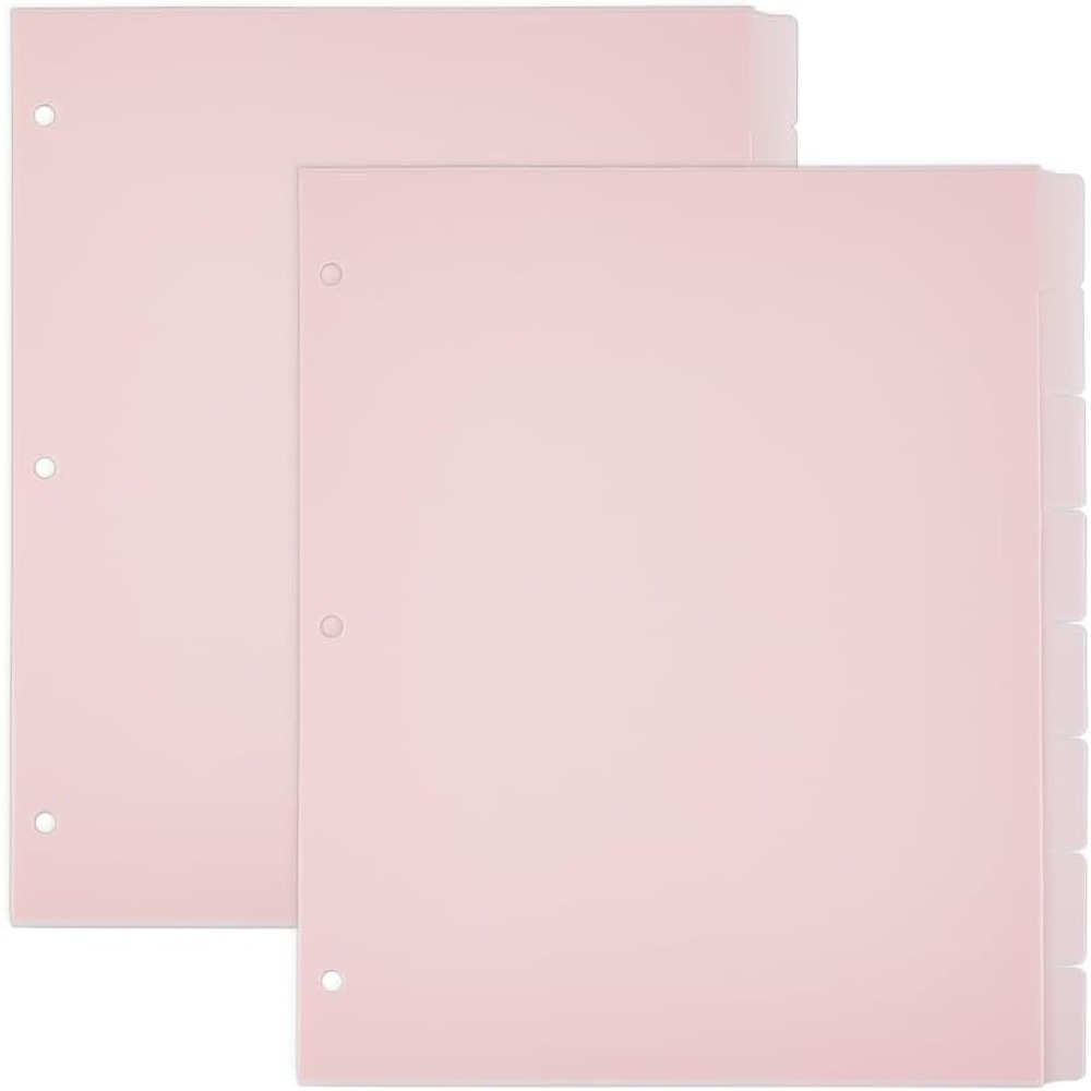 16 Sheets 3 Ring A4 Pink Binde - Tab Divider A4 のレビューと価格