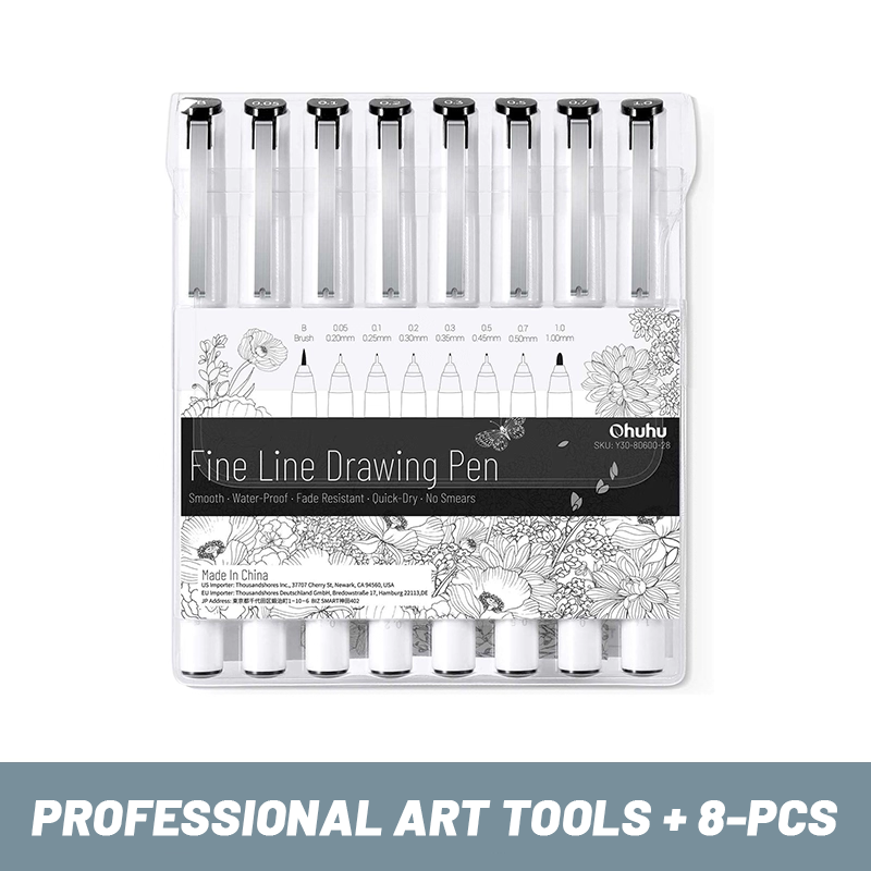 Ohuhu Micro Pen Fineliner Draw - Correction Pen Fine のレビューと価格