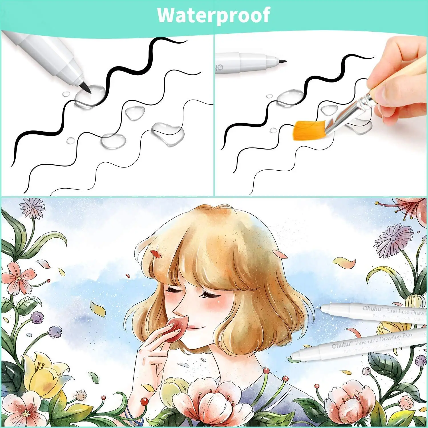 Ohuhu Micro Pen Fineliner Draw - Correction Pen Fine のレビューと価格
