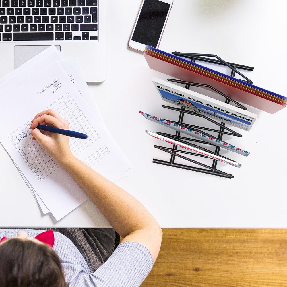 Triangle Desk File Organizer,  - Magazine Holder Rack のレビューと価格
