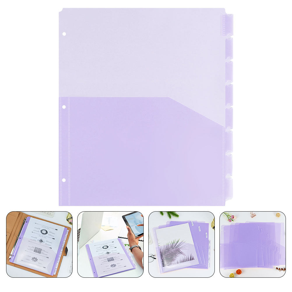 2Sets Binder Pockets Dividers  - Tab Divider A4 のレビューと価格