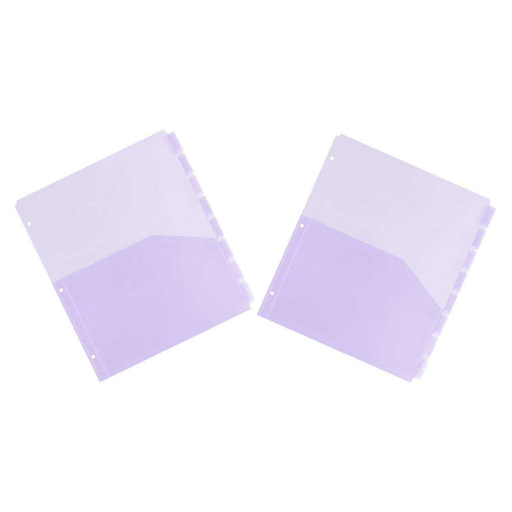 2Sets Binder Pockets Dividers  - Tab Divider A4 のレビューと価格