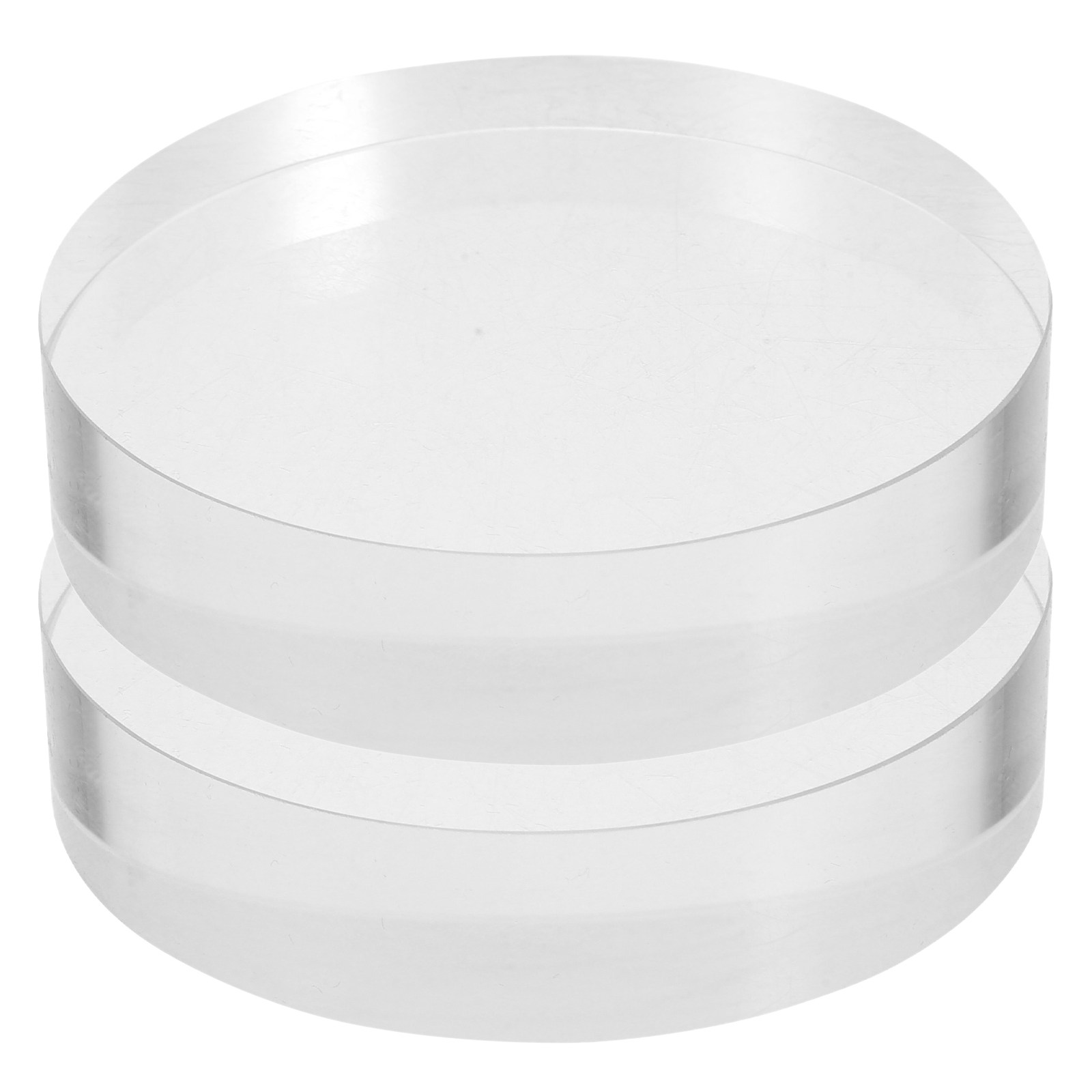 2Pcs Round Crystal Paperweight - Book Weight Glass のレビューと価格