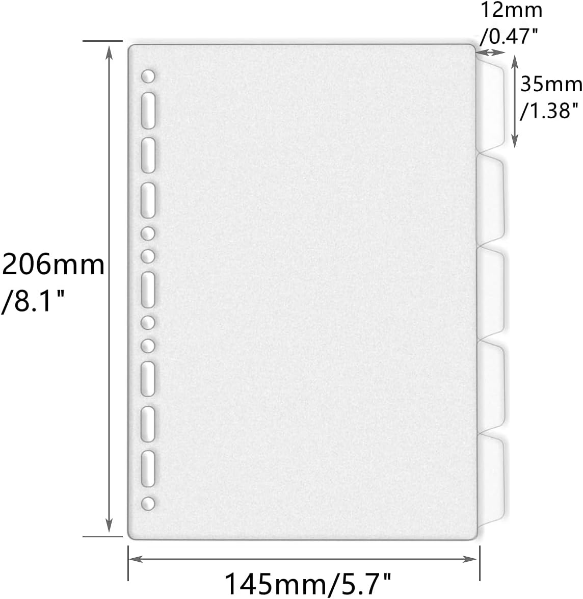 A4 A5 B5 Binder Dividers Gener - Tab Divider A4 のレビューと価格