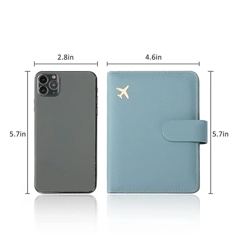 Passport Cover PU Leather Man  - Index Card Holder のレビューと価格