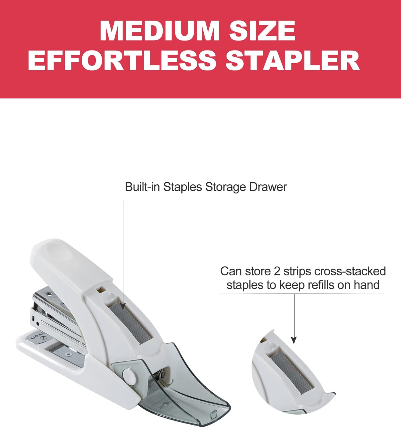 Effortless Standard Stapler Se - Stapler Half Strip のレビューと価格