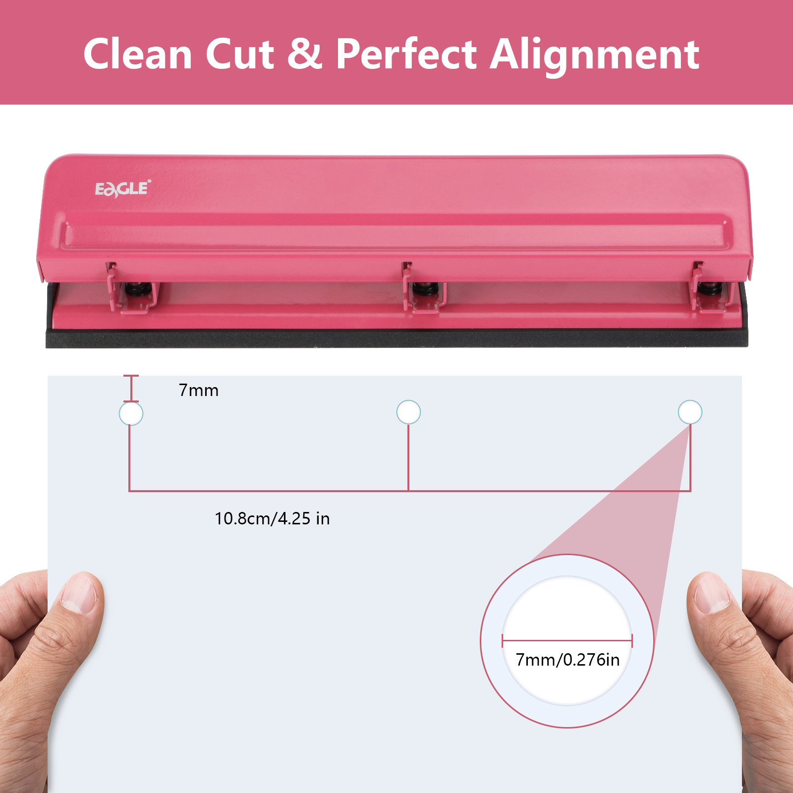 EAGLE 3-Hole Puncher for A4 Pa - Binder A4 Lever のレビューと価格