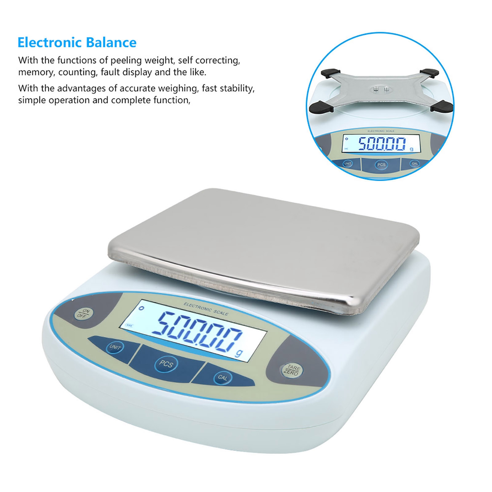 5000g 0.01g Digital Precision  - Tape Dispenser Weighted のレビューと価格
