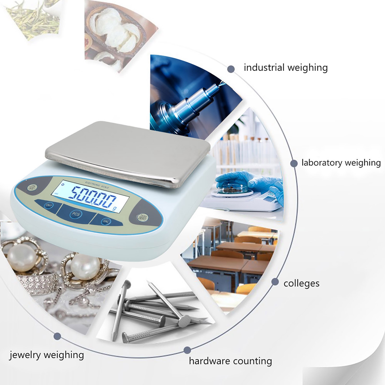 5000g 0.01g Digital Precision  - Tape Dispenser Weighted のレビューと価格