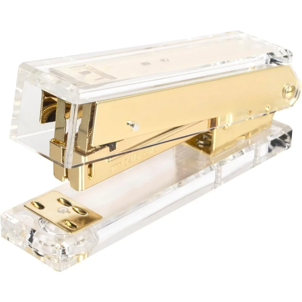 Compact Clear Acrylic Gold Sta - Stapler Half Strip のレビューと価格