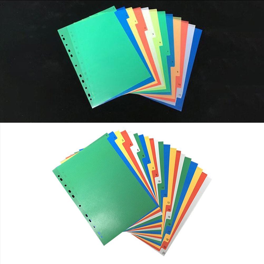 40Pcs A4 Multi-Color Insertabl - Tab Divider A4 のレビューと価格
