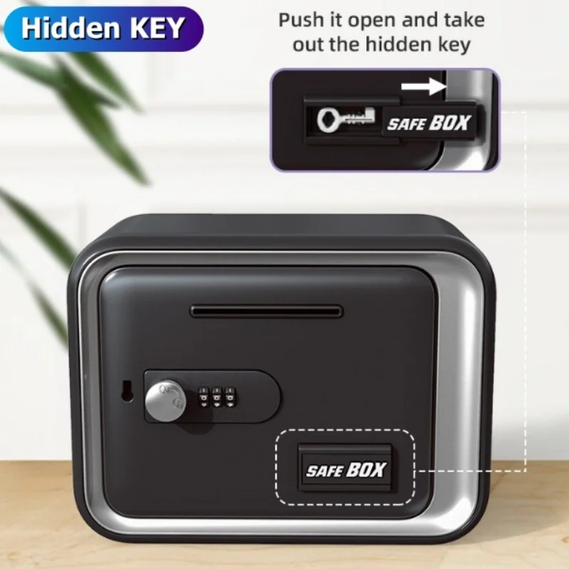 24x18x15cm Safe Box with Key L - Card Index Box のレビューと価格